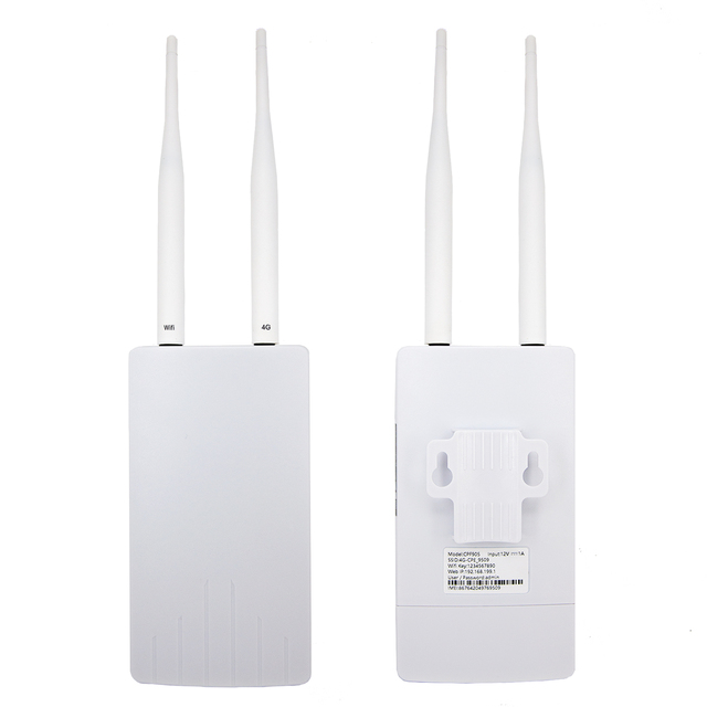 Waterproof 4G LTE CPE Router Outdoor CPE with Detachable Antennas 2.4G 5G WiFi