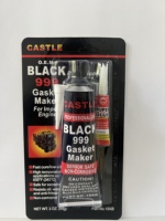 CASTLE 999 Black RTV Gasket Maker, mastic silicone résistant aux hautes températures pour moteur automobile et usage transportif