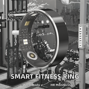 Nhẫn thông minh theo dõi sức khỏe với thân thép, theo dõi thể thao, SpO2, HRV, giấc ngủ & hoạt động, theo dõi nhiệt độ, điều khiển bằng ứng dụng OEM - Product Image 2