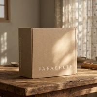 Boîte d'expédition en carton ondulé kraft brun naturel, durable, écologique, recyclable, avec logo personnalisé