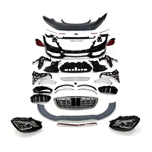 Classe S W222 mise à niveau vers B Style S900 Bodykit phare <span class=keywords><strong>de</strong></span> <span class=keywords><strong>voiture</strong></span> pare-chocs avant pare-chocs arrière feu arrière S300 S400 S500 <span class=keywords><strong>Tuning</strong></span> - Product Image 1