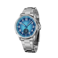 Jam Tangan Pria Quartz Dial Warna-warni Casing Baja Tahan Karat 20mm Desain Sederhana Modis Tahan Air Kualitas Tinggi Logo Kustom Merek