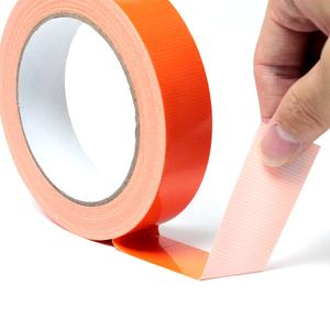 2-Heavy Duty Orange Color Ausstellung Hochzeit Teppich Kanten bindung Warnung Befestigung Reparatur Enten tuch Kanal Gummi Klebeband - Product Image 3