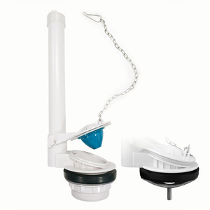 Válvula de descarga para inodoro Aogele de 2 piezas con cadena, tapa de solapa y palanca frontal lateral - Product Image 1
