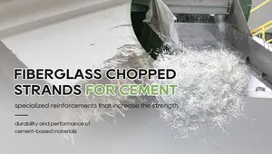 Good Price High Strength Fibre E Glass Chopped Strands Cement For Selling
