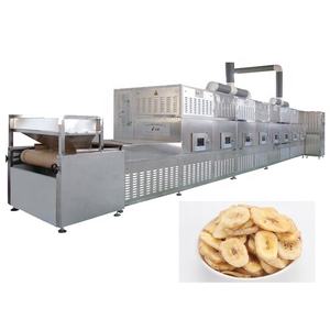 Pemasok mesin Microwave pengering sabuk konveyor dan pengeringan sterilisasi industri pisang buah PLC otomatis - Product Image 1