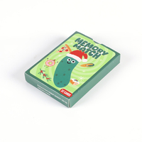 Cartes de jeu de mémoire de Noël 32 pièces, jeu de cartes éducatif pour enfants, jeu d'association pour l'apprentissage précoce, jouet interactif parent-enfant