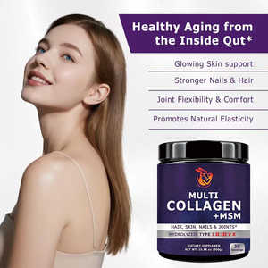 Colágeno en Polvo Multi-Colágeno OEM ODM con MSM para el Cabello, Piel, Uñas y Articulaciones de Adultos - Grado Alimenticio - Product Image 5