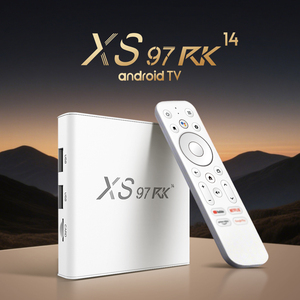 Xs97 rk14 thông minh <span class=keywords><strong>TV</strong></span> <span class=keywords><strong>Box</strong></span> 4K streaming thiết bị Android 14 với giọng nói từ xa - Product Image 4