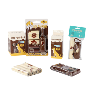 Nouveaux sacs à déjections canines de luxe biodégradables en plastique recyclé 22x30cm avec contrôle modéré des odeurs - Product Image 1