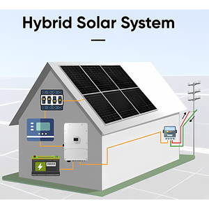 Sistema Híbrido de Almacenamiento de Energía Solar Fuera de la Red, Capacidad Residencial de 5Kw a 15Kw, Apilable, con Protección BMS - Product Image 4