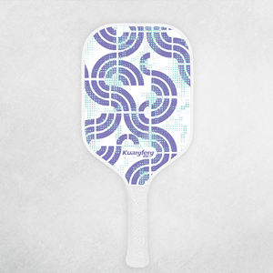 Pagaie de Pickleball USAPA 13mm d'épaisseur en Fiber de carbone belle couleur nid d'abeille Pickleball utilisation extérieure Logo personnalisé - Product Image 2