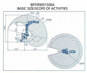 Robot de Soldadura de Brazo Articulado Inteligente de Alta Gama con Ensamblaje Automático DIY, PLC y Motor, IP54, 1600mm, Carga de 6KG, Precisión de 0.05MM - Product Image 4