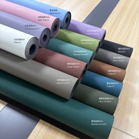 Tapis de yoga en caoutchouc naturel PU de qualité supérieure, antidérapant, écologique, pour yoga, pilates, salle de sport à domicile, logo personnalisé, couleur, taille et emballage