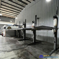 Sistema de Estacionamento Vertical Simples de Dupla Camada para Garagem, Elevador de Carros de 2 Postos e 2700kg com Certificação CE