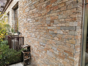 Lồng vào nhau đá tường mặt tiền gạch đá Veneer với lưới ủng hộ - Product Image 5