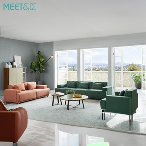 New Arrival Luxury Modern Office <b>Sofas</b> Modular Recliner Sectional Leather <b>Sofa</b> Set Living Room Executive Space Fabric Furniture - Product Image 1