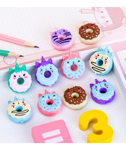 Dễ thương Hàn Quốc Sáng Tạo phim hoạt hình kỳ lân Donut tẩy quảng cáo trường văn phòng phẩm sinh viên giải thưởng Gift-Eraser005 - Product Image 5