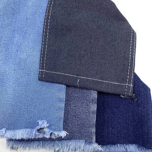Tessuto Denim Elasticizzato <span class=keywords><strong>Super</strong></span> <span class=keywords><strong>Stretch</strong></span> Effetto Maglia Misto Blu Scuro 10 Oz - Product Image 6