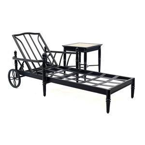 Chaise longue <span class=keywords><strong>de</strong></span> plage en métal simple et <span class=keywords><strong>double</strong></span> pour lit couché - Product Image 5