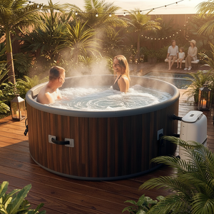 Spa gonflable personnalisé économique 2026 à structure stable pour extérieur, idéal pour les divertissements de jardin et les vacances - Product Image 1