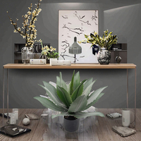 Plante Artificielle Tropicale Réaliste : Cactus, Succulente, Aloès Vera – Décoration Scandinave pour Maison et Jardin en Plastique, Résistante à l'Eau