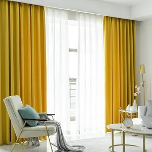 Hersteller Solid Colors Vorhang Gute Qualität Fenster Verdunkelung vorhänge für das Wohnzimmer
