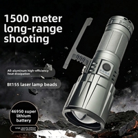 Lampe torche haute intensité, batterie au lithium grande capacité, autonomie extra-longue, lampe torche rechargeable pour le camping, entièrement en alliage d'aluminium