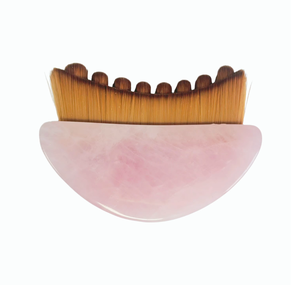 Outils de beauté multi-usages en jade naturel pour le visage, Gua Sha, nettoyage, soin de la peau, modelage du visage en V, massage lymphatique, brosse pour le visage - Product Image 1