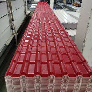 Tuiles de toiture en <span class=keywords><strong>PVC</strong></span> ASA durables, anti-corrosion, légères, matériaux de toiture, tuiles de toiture pour villa, entrepôt - Product Image 5