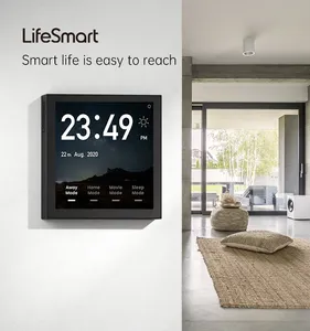 LifeSmart Nature Mini Touch Screen Smart Switch Temperature Panel For Smart Home System Work With Google Alexa And HomeKit