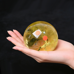 Esfera de Citrino Natural de Alta Calidad, Cristal Pulido, para Reiki y Feng Shui - Product Image 4