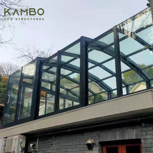 Jardin contemporain Design cadre en aluminium télescopique Patio Enclosure Glass House 4 Season Sunrooms - Product Image 3
