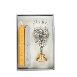 Bán Buôn Tốt Nhất Khuyến Mại Sáp Con Dấu Và Tem Kim Loại Niêm Phong Sáp Con Dấu Bộ - Product Image 2