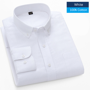 ChenYue nuova moda Business camicie da uomo Custom tinta unita in cotone <span class=keywords><strong>Oxford</strong></span> <span class=keywords><strong>camicia</strong></span> all'ingrosso con tasca <span class=keywords><strong>Slim</strong></span> <span class=keywords><strong>Fit</strong></span> - Product Image 3