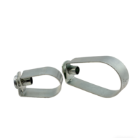 Colliers de serrage à ressort en acier galvanisé et inoxydable de haute qualité pour usage intensif, en forme de poire, pour tuyaux - TJTF