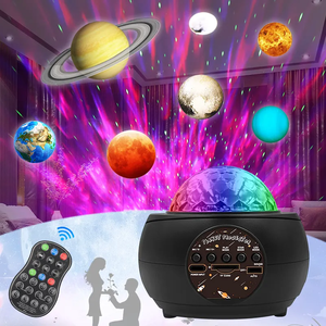 Proiettore Stellare LED Mini YSH, Lampada Notturna RGBW con Proiezione di Onde d'Acqua e Stelle, Controllo Vocale per Arredamento Casa e Soggiorno - Product Image 3