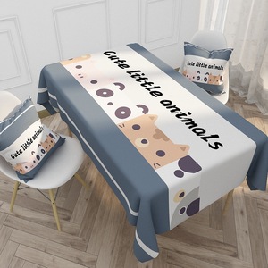 Tovaglia in Poliestere Impermeabile Serie Animali Cartoon, Rettangolare per Uso Domestico, Ristorante, <span class=keywords><strong>Tavolo</strong></span> da Caffè - Product Image 5