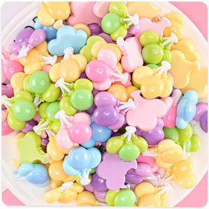 Resin <b>Balloon</b> Charms Pastel Colors For Diy Crafts Decorations - Product Image 4