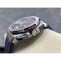 Montre mécanique étanche de qualité supérieure, fabriquée par DDF Factory, 43 mm, mouvement 4401, cadran bleu plongée, épaisseur 14,4 mm