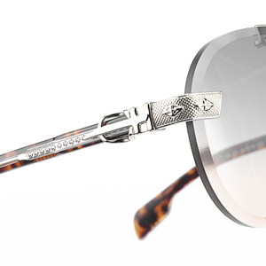 Şık Retro Pilot Titanyum Asetat Unisex Lüks Marka Tasarımcı Optik Reçeteli Güneş Gözlüğü Yüksek Kalite Özel Logo - Product Image 5