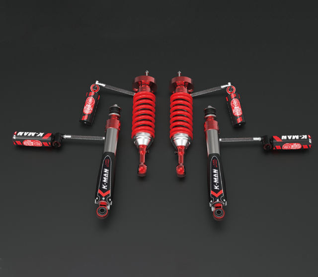 K-MAN Pro 2 Inch Adjustable Coilover Lift Kit New Off-Road Shock Absorbers for Toyota LC300 Land Cruiser 4WD Middle East Edition