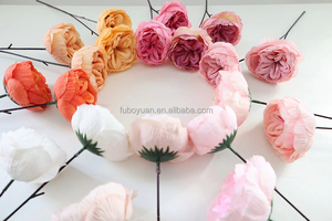 ดอกกุหลาบปลอมก้านเดี่ยวสีแดง ขาว ชมพู ดำ สำหรับตกแต่งบ้าน งานแต่งงาน สีฟ้า สีม่วง ดอกไม้ประดิษฐ์จากผ้าไหมเทียม จำหน่ายจำนวนมาก - Product Image 5