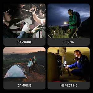 Para WARSUN, linterna LED <span class=keywords><strong>USB</strong></span> con láser blanco, aleación de aluminio, tipo C, recargable, salida ajustable, función de visualización de potencia, resistente al agua - Product Image 5