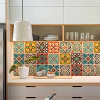 Carreaux de sol et de mur vintage européens imperméables et résistants à l'huile pour cuisine et salle de bain - Fournisseur en gros