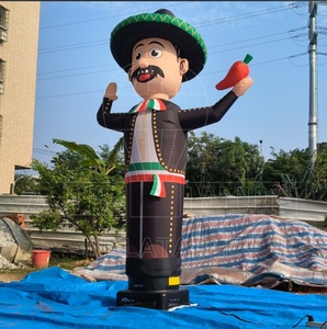 Productos Publicitarios para Restaurantes, Bailarín Inflable con Forma <span class=keywords><strong>de</strong></span> Chef <span class=keywords><strong>de</strong></span> <span class=keywords><strong>Pizza</strong></span>, Bailarín <span class=keywords><strong>de</strong></span> Aire con Ventilador - Product Image 3