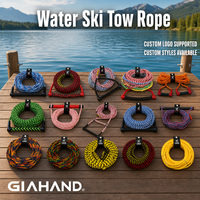 Cordes de remorquage en polypropylène pour ski nautique, wakeboard, tube flottant, ski nautique, wakeboard et kneeboard
