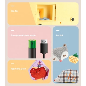 Offre Spéciale Jouet Mini Griffe Grue Machine À Poupée Clip Poupée Jeu de pièce de monnaie Machine Jouets - Product Image 4