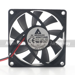 Delta 5V 24V 48V DC 12V 0,24 A AC EC 7015 70 X70X15MM 7CM Computer CPU Doppel kugellager Zweidraht-Wechsel richter AFB0712MB Lüfter - Product Image 4