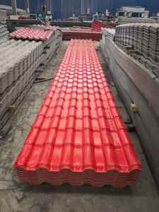 Teja de PVC Española Más Vendida, Aislamiento Térmico, Impermeable, Resistente al Desgaste, Teja de Resina Sintética ASA UPVC para Uso Residencial - Product Image 6